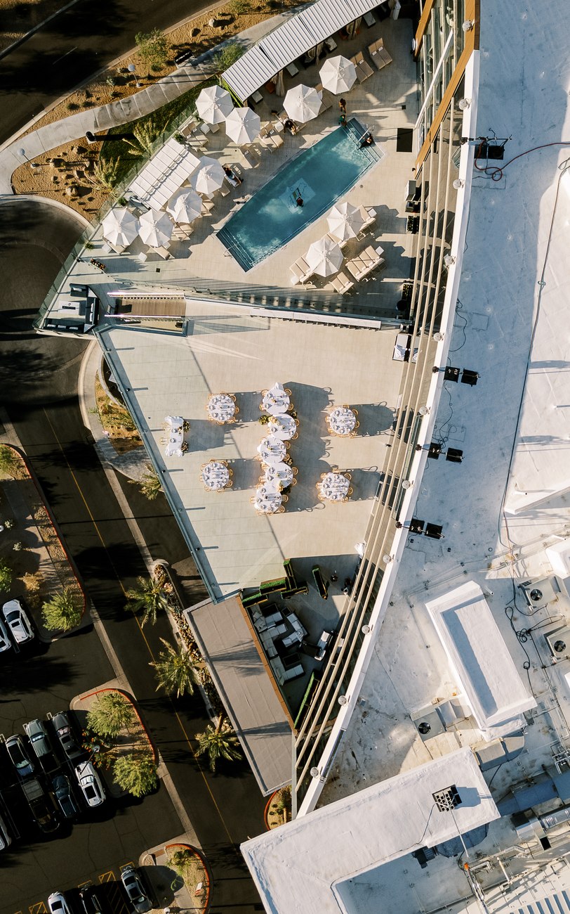 Aerial venue detail
